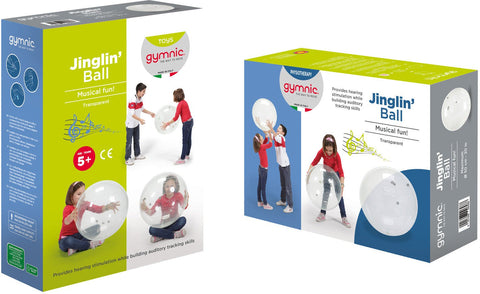 Jinglin' Sensory Ball-Additional Need,AllSensory,Blind & Visually Impaired,Christmas,Christmas 2024,Gross Motor and Balance Skills,Gymnic,Sensory & Physio Balls,Sensory Balls,Sound,Stock-Learning SPACE