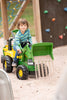John Deere Toy Tractor With Frontloader & Rear Excavator, Learning SPACE
