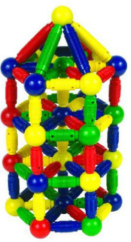 Jumbo Magnetic Construction Set - 144 Pieces-Additional Need,AllSensory,Calming & Anxiety,Dropship,Engineering & Construction,Fine Motor Skills,Helps With,Maths,Playlearn,Primary Maths,S.T.E.M,SCOTEXCEL,Sensory Seeking,Shape & Space & Measure,Stacking Toys & Sorting Toys,Stock-Learning SPACE