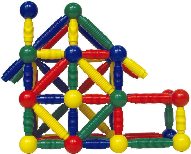 Jumbo Magnetic Construction Set - 144 Pieces, Learning SPACE