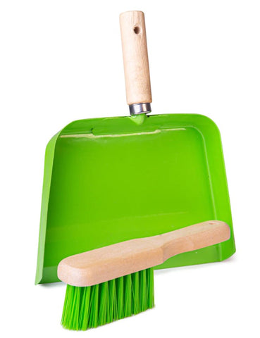 Kids Dust Pan and Brush Imaginative Role Play Toy, Learning SPACE