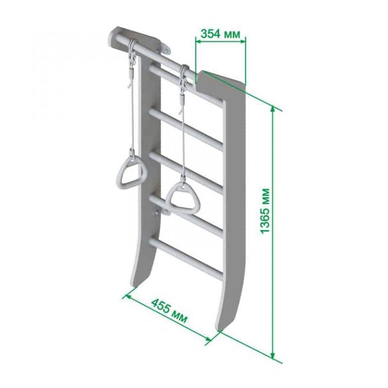 Kids Mini Wall Bars - Gross Motor Aid, Learning SPACE