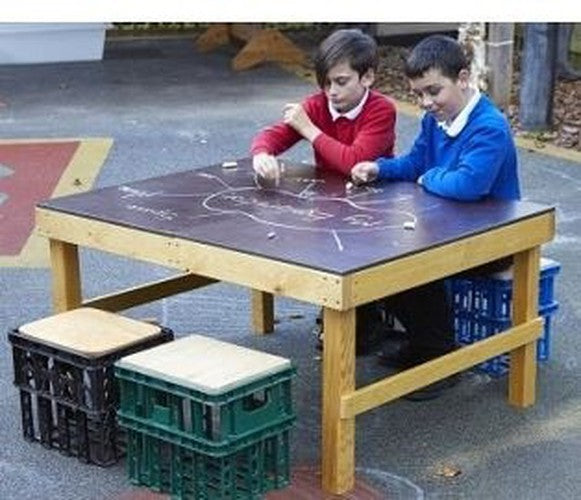 Ks1 Crate Chalk Table With Crate Seats, Learning SPACE