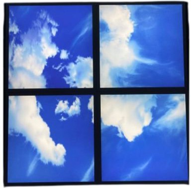 LED Cloud Themed Ceiling Panel set of 4, Indoor Lighting Learning SPACE