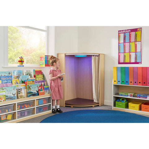 LED Corner Cabinet-Calming & Anxiety,Calming and Relaxation,Chill Out Area,Helps With,Nooks dens & Reading Areas,Reading Den,Sensory Dens,Sensory Room Furniture,Wellbeing Furniture-Learning SPACE