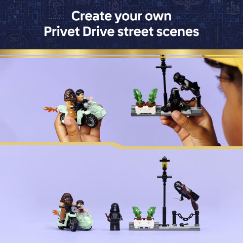 LEGO® (76459) Hagrid™ & Harry's Privet Drive Escape, Building Toys Learning SPACE