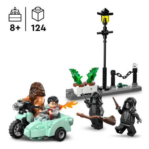 LEGO® (76459) Hagrid™ & Harry's Privet Drive Escape, Building Toys Learning SPACE