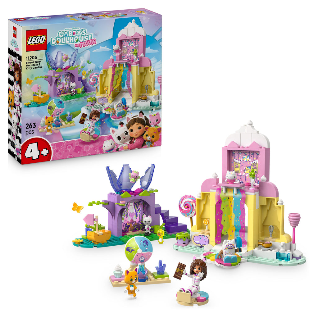LEGO® (11205) Gabby's Dollhouse - Sweet Treat Mountain & Kitty Garden, Learning SPACE