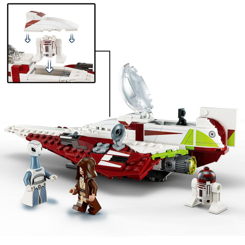 LEGO® (75333) Star Wars™ - Obi-Wan Kenobi’s Jedi Starfighter™-Building Blocks,Christmas 2025,Fine Motor Skills,Games & Toys,LEGO®-Learning SPACE