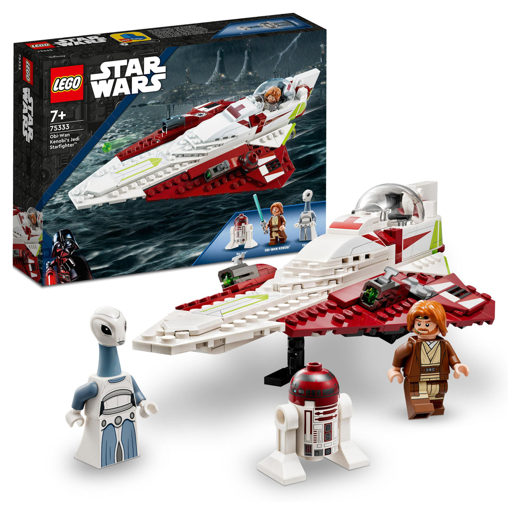 LEGO® (75333) Star Wars™ - Obi-Wan Kenobi’s Jedi Starfighter™-Building Blocks,Christmas 2025,Fine Motor Skills,Games & Toys,LEGO®-Learning SPACE