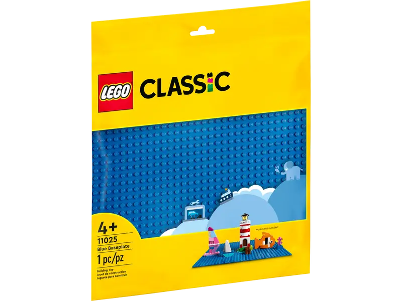 LEGO® Classic Baseplate-Christmas,Christmas 2025,Engineering & Construction,Fine Motor Skills,Games & Toys,LEGO®,Stocking Stuffers-Blue-11025-Learning SPACE