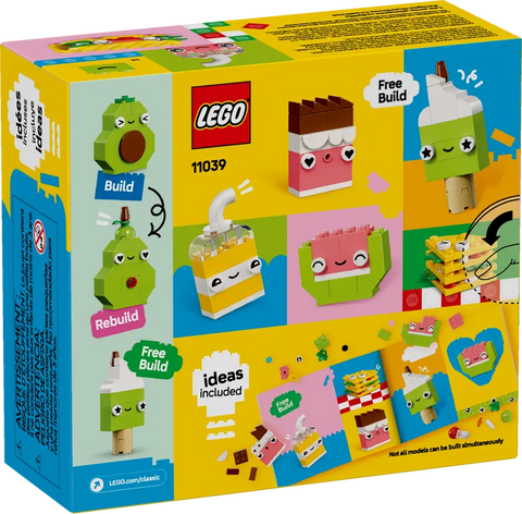 LEGO® Classic Creative Food Friends (11039)-Building Blocks,Christmas,Christmas 2025,Fine Motor Skills,Games & Toys,Gifts For 3-5 Years Old,LEGO®,Stocking Stuffers-Learning SPACE