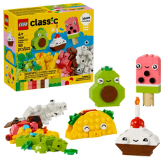 LEGO® Classic Creative Food Friends (11039)-Building Blocks,Christmas,Christmas 2025,Fine Motor Skills,Games & Toys,Gifts For 3-5 Years Old,LEGO®,Stocking Stuffers-Learning SPACE