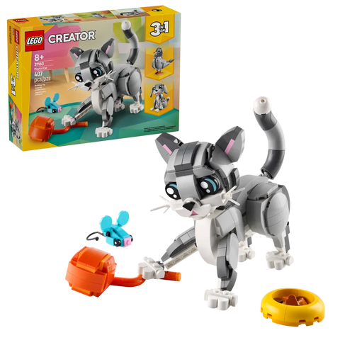 LEGO® Creator 3in1 Playful Cat (31163)-Building Blocks,Christmas,Christmas 2025,Fine Motor Skills,Games & Toys,Gifts for 8+,LEGO®-Learning SPACE