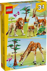 LEGO® Creator Wild Safari Animals 3in1 set-Animals,Building Blocks,Christmas,Christmas 2025,Engineering & Construction,Fine Motor Skills,Games & Toys,Gifts for 8+,LEGO®-Learning SPACE