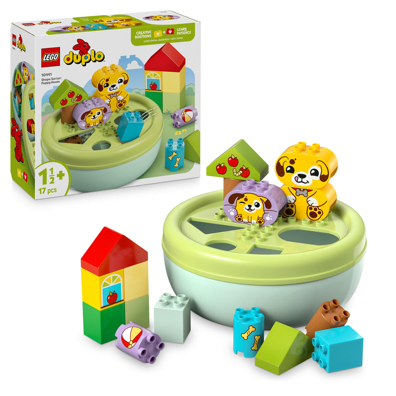 LEGO® DUPLO (10441) My First Shape Sorter: Puppy House, Learning SPACE
