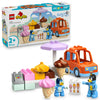 LEGO® DUPLO (10458) Bluey - Ice Cream Trip with Bluey-Building Blocks,Christmas 2025,Fine Motor Skills,Games & Toys,LEGO®-Learning SPACE