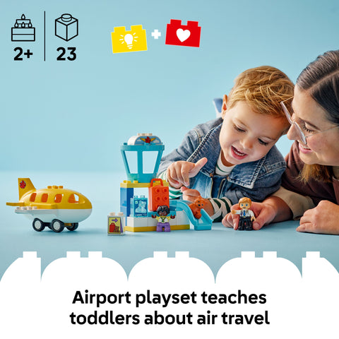 LEGO® DUPLO Town (10443) - First Time at the Airport-Building Blocks,Christmas 2025,Fine Motor Skills,Games & Toys,LEGO®-Learning SPACE