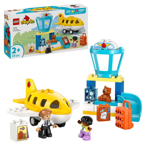 LEGO® DUPLO Town (10443) - First Time at the Airport-Building Blocks,Christmas 2025,Fine Motor Skills,Games & Toys,LEGO®-Learning SPACE