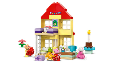 LEGO® DUPLO® 10433 – Peppa Pig Birthday House-Building Blocks,Christmas,Christmas 2025,Fine Motor Skills,Games & Toys,Gifts For 2-3 Years Old,LEGO®,Peppa Pig-Learning SPACE