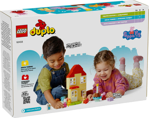 LEGO® DUPLO® 10433 – Peppa Pig Birthday House-Building Blocks,Christmas,Christmas 2025,Fine Motor Skills,Games & Toys,Gifts For 2-3 Years Old,LEGO®,Peppa Pig-Learning SPACE