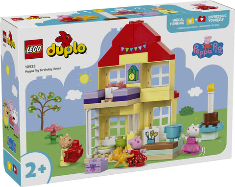 LEGO® DUPLO® 10433 – Peppa Pig Birthday House-Building Blocks,Christmas,Christmas 2025,Fine Motor Skills,Games & Toys,Gifts For 2-3 Years Old,LEGO®,Peppa Pig-Learning SPACE