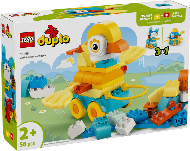 LEGO® DUPLO® 10448 – 3in1 Animals on Wheels-Christmas,Christmas 2025,Engineering & Construction,Games & Toys,LEGO®-Learning SPACE