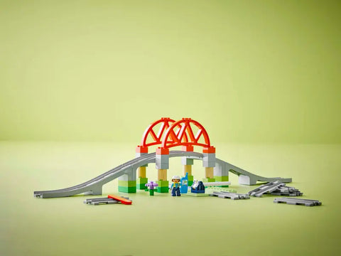 LEGO® DUPLO® Train Bridge and Tracks Expansion Set (10426), Learning SPACE