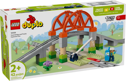 LEGO® DUPLO® Train Bridge and Tracks Expansion Set (10426), Learning SPACE