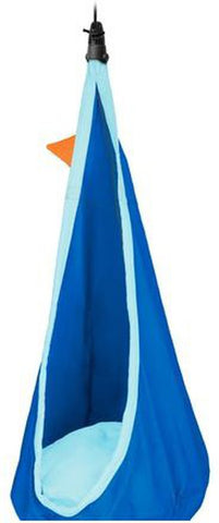 La Siesta Joki Organic Kids Hanging Nest Swing, Blue Learning SPACE