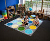 Lake Circles Placement 2x2m Carpet, Learning SPACE