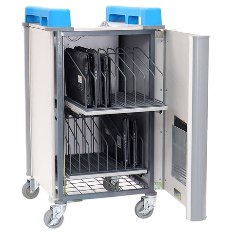 LapCabby 16 Device Vertical Compact Mobile Trolley, Learning SPACE