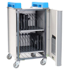 LapCabby 16 Device Vertical Compact Mobile Trolley, Learning SPACE