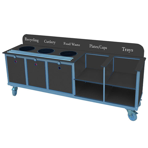 Large Aqua Smart Clearing Trolley, Learning SPACE