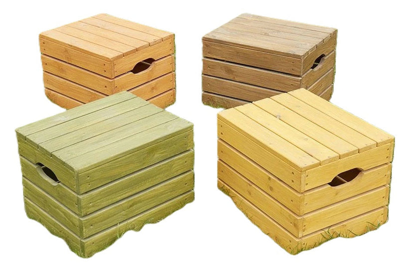 Large Coloured Crates Storage/Seats 4 Pack, Learning SPACE