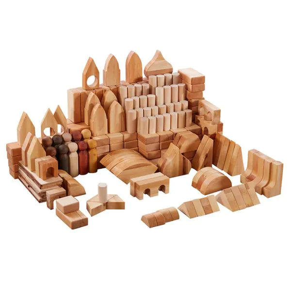 Large Construction Unit Blocks Set (368 Pieces), Learning SPACE