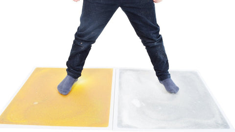 Large Glitter Filled Floor Tile, Learning SPACE