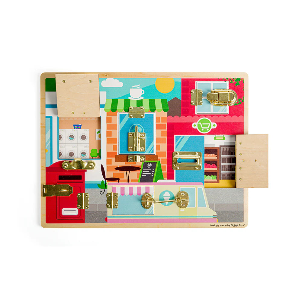 Latches & Catches Board – Unlock the Fun!, Learning SPACE