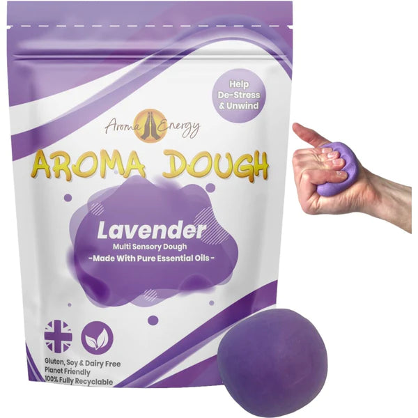 Lavender Aroma Dough | Aromatherapy Multi Sensory Playdough-AllSensory,Aroma Dough,Arts & Crafts,Calming & Anxiety,Calming and Relaxation,Craft Activities & Kits,Early Arts & Crafts,Eco Friendly,family fund bestsellers,Fidget,Helps With,Messy Play,Modelling Clay,Primary Arts & Crafts,SCOTEXCEL,Sensory Processing Disorder,Sensory Seeking,Sensory Smells,Squishing Fidget,Tactile Toys & Books,Toys for Anxiety-Learning SPACE
