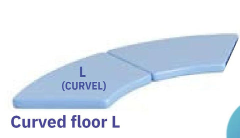 Learning SPACE Curved Floor Padding-Exclusive,Floor Padding,Learning SPACE,Padding for Floors and Walls-Learning SPACE