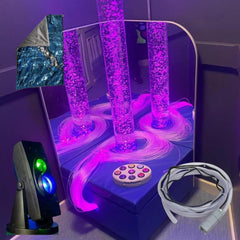 Connect Pro Portable Sensory Corner with 1.2m Bubble Tube & Fibre Optics