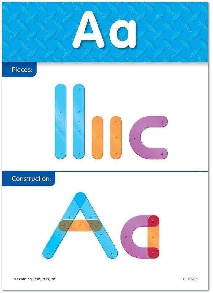 Letter Construction Activity Set, Learning SPACE