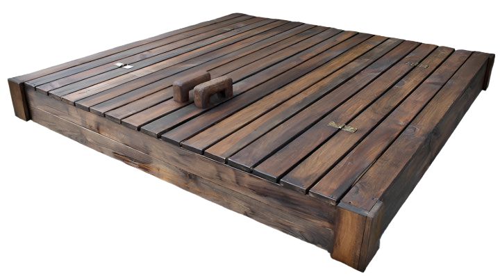 Wooden Lidded Sand Pit, Learning SPACE