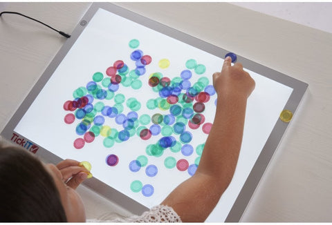 Light Panel A3 Educational And Sensory Light Board-AllSensory,Light Boxes,Sensory Light Up Toys,Stock,TickiT,Visual Sensory Toys-Learning SPACE