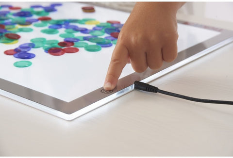 Light Panel A3 Educational And Sensory Light Board-AllSensory,Light Boxes,Sensory Light Up Toys,Stock,TickiT,Visual Sensory Toys-Learning SPACE