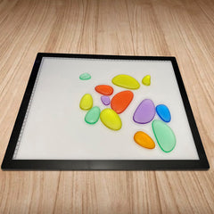 Light Panel Large with 3 light settings-AllSensory,Light Boxes,Playlearn,Sensory Light Up Toys,Visual Sensory Toys-Learning SPACE