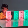 Light Up Glow Construction Bricks 12pk, Learning SPACE