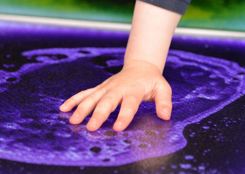 Light-Up Liquid Filled Sensory Floor Tile, Learning SPACE