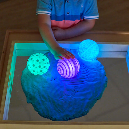 Light up Glow Spheres, Cylinders and Bricks, Learning SPACE