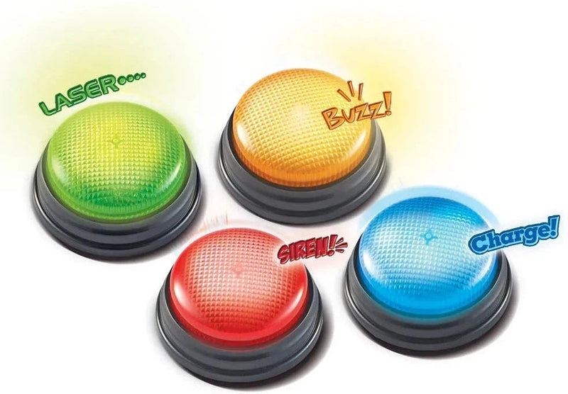 Lights and Sounds Buzzers (Set of 4), Learning SPACE